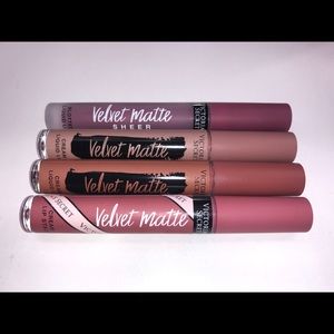 4 VS Velvet Matte Lipsticks